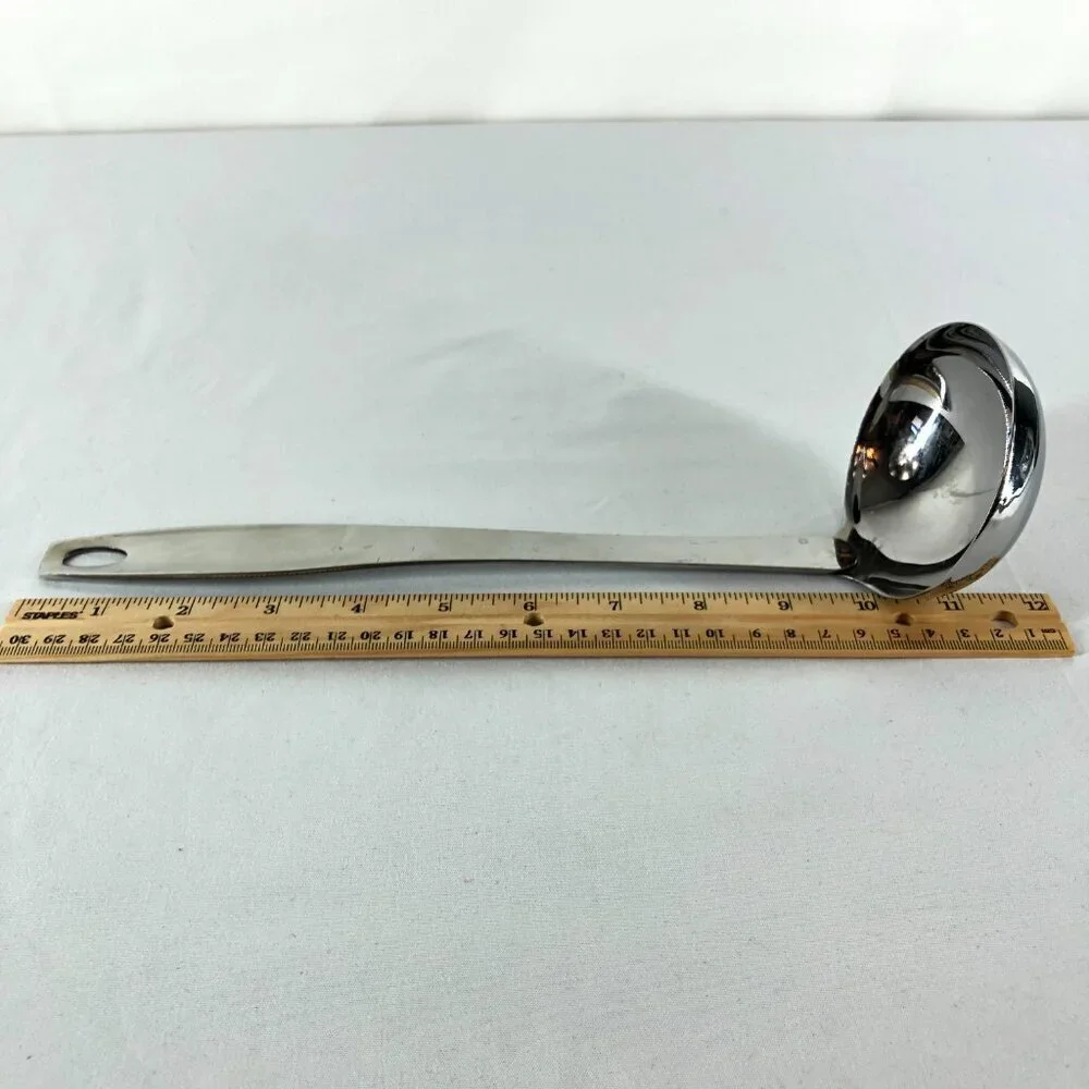 Oneida Stainless Ladle & Wolfgang Puck Stainless Spatula